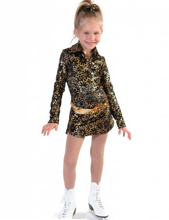 Jalie Figure Skating Dress Mandarin or Shirt Collar 22 size Sewing Pattern 2800