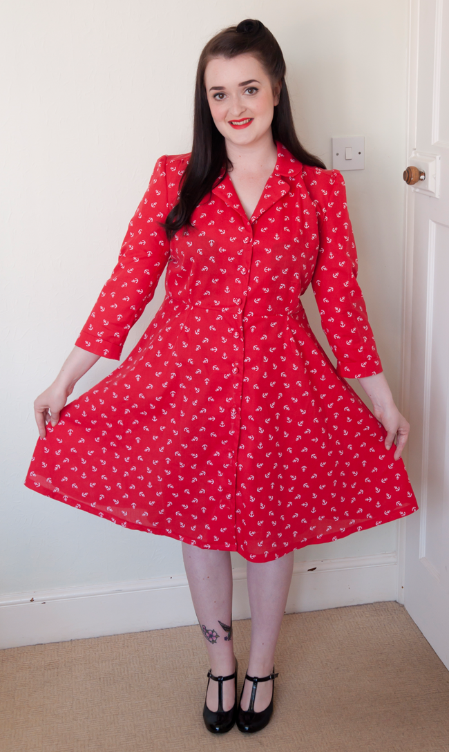 Vintage Shirt Dress The Foldline