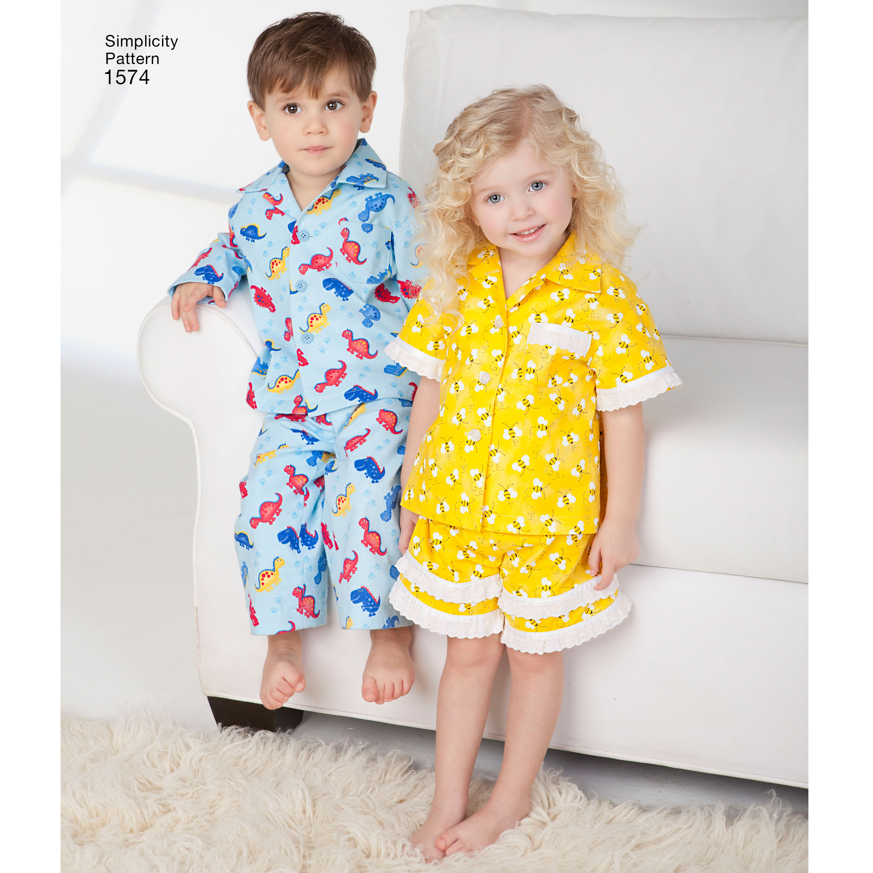 Simplicity Baby/Child Nightwear and Robes 1574 The Foldline