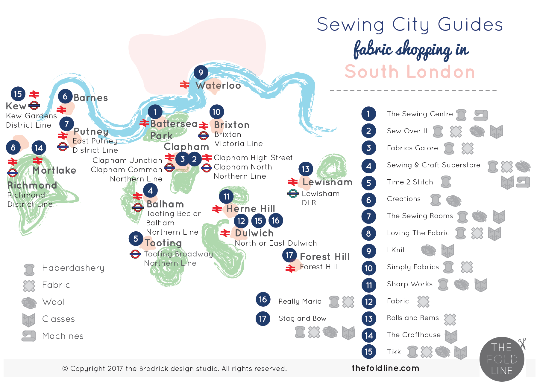 The Ultimate Guide to Fabric Shops in London The Foldline