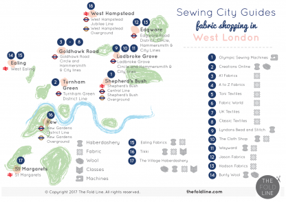 The Ultimate Guide to Fabric Shops in London - The Foldline