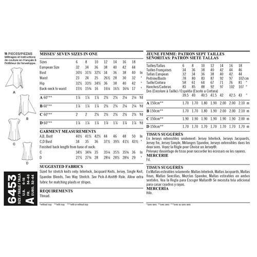 New Look Tops 6453 The Foldline