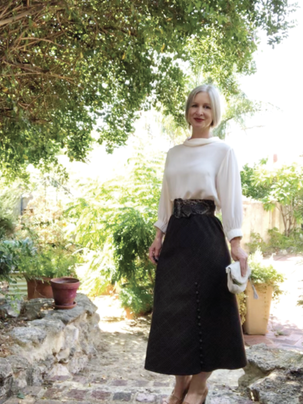 bias skirt