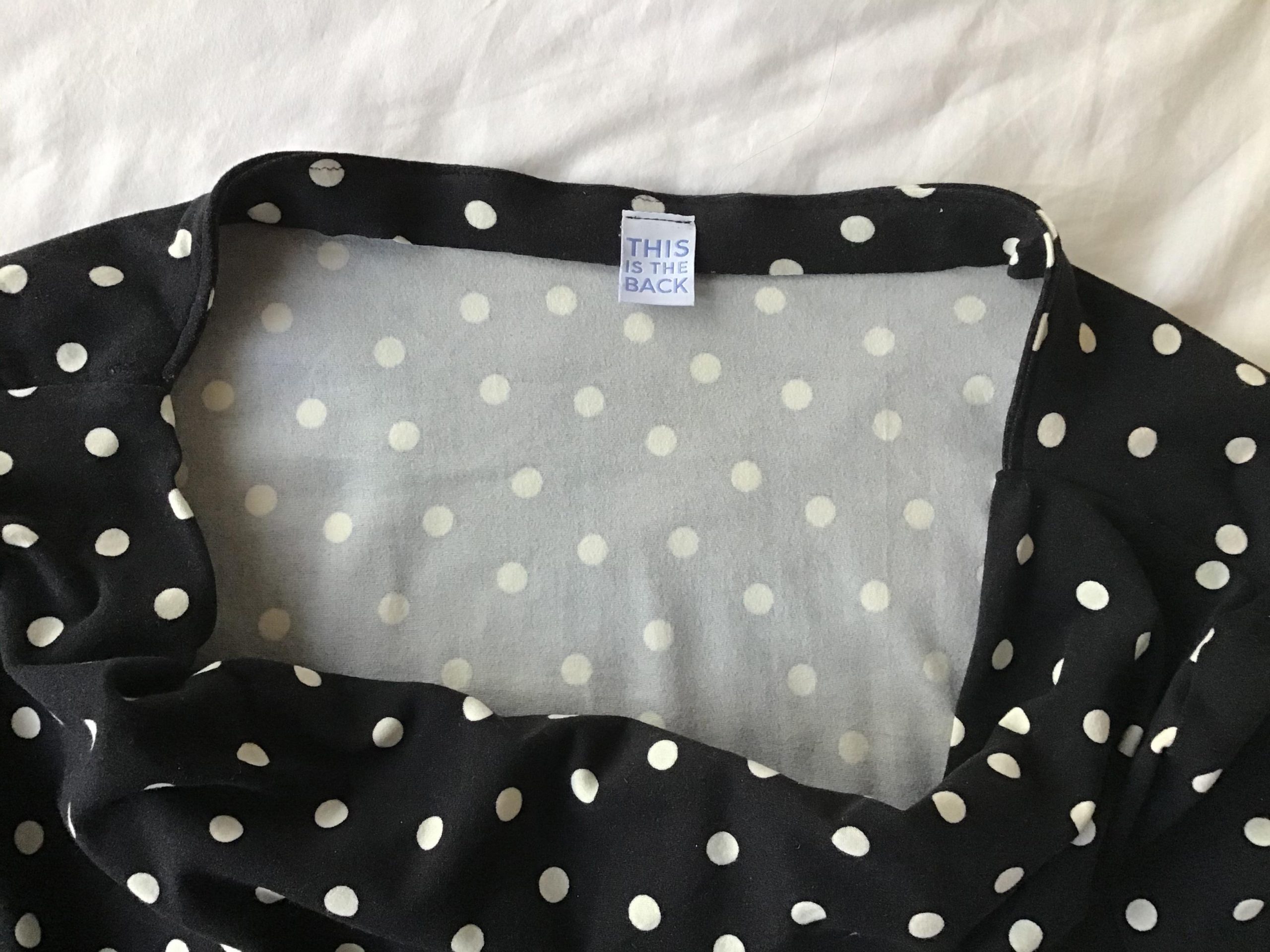 Difficult to sew shoulder seam; don’t use sizing charts The Foldline