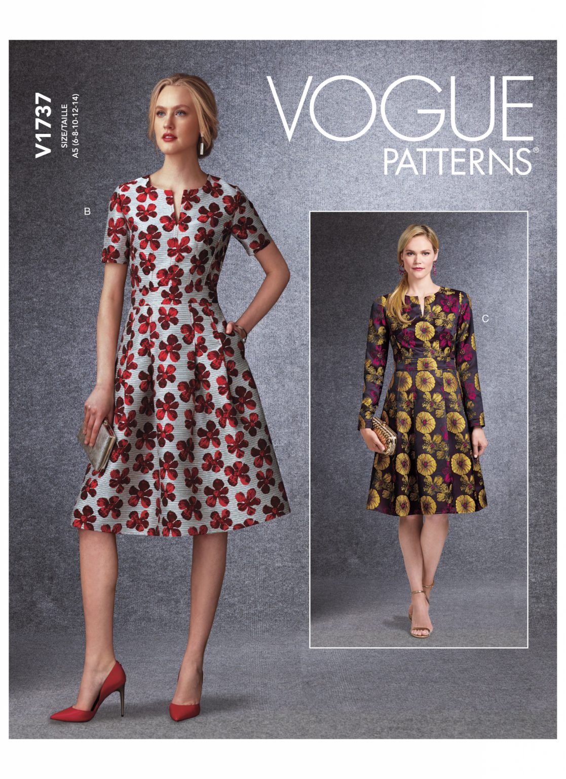 Vogue Dress V1737 - The Foldline