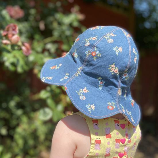 Baby/Child/Adult Sunny Hat Flower Add-on - The Foldline
